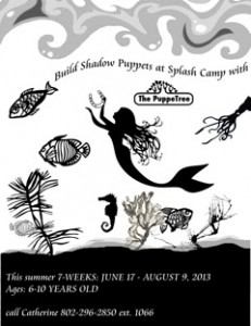 Build Shadow Puppoets at Splash Camp with The Puppetree this summer